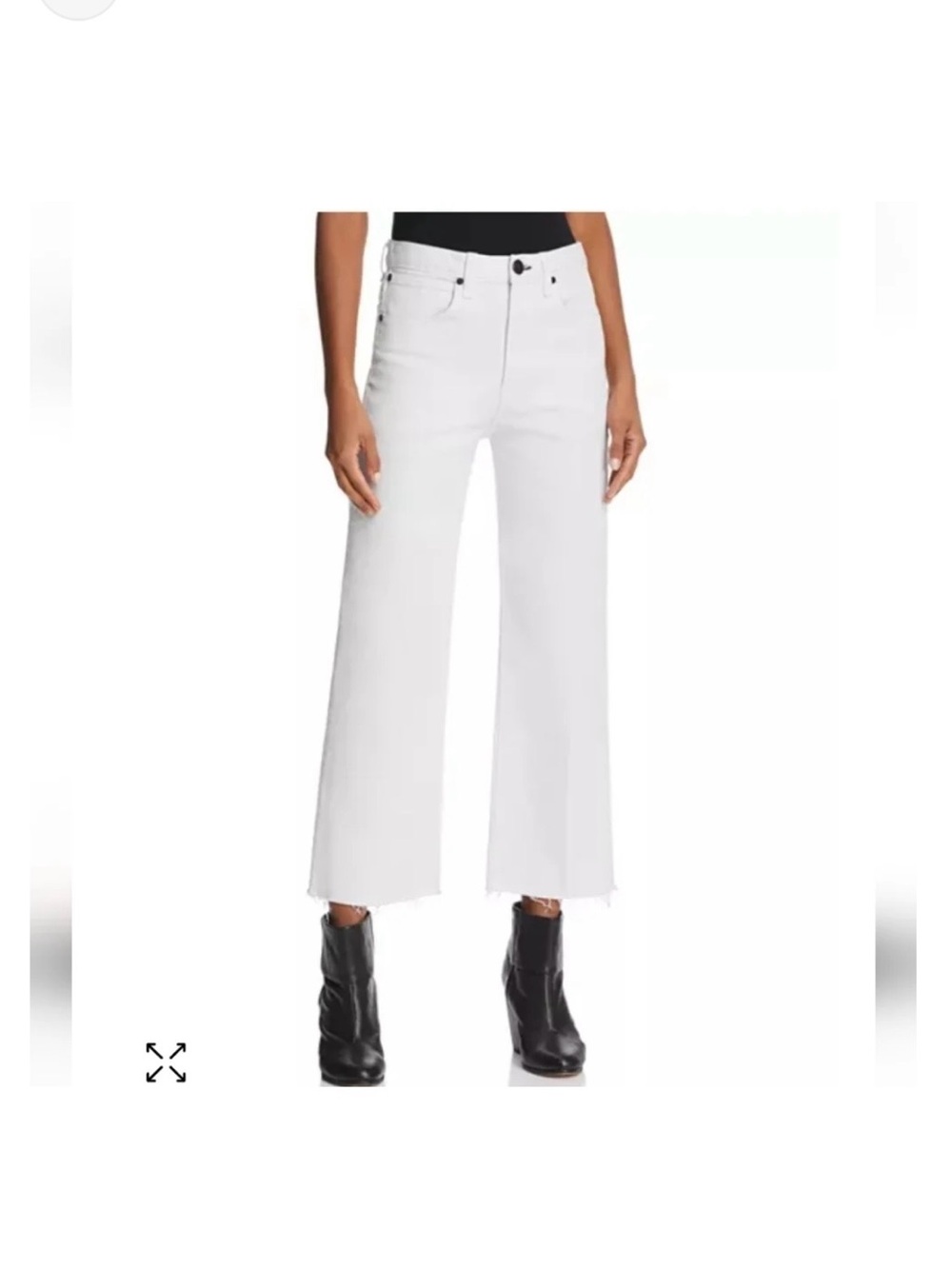 Rag and bone  ANKLE JUSTINE Wide-Leg Crop Jeans - Women's